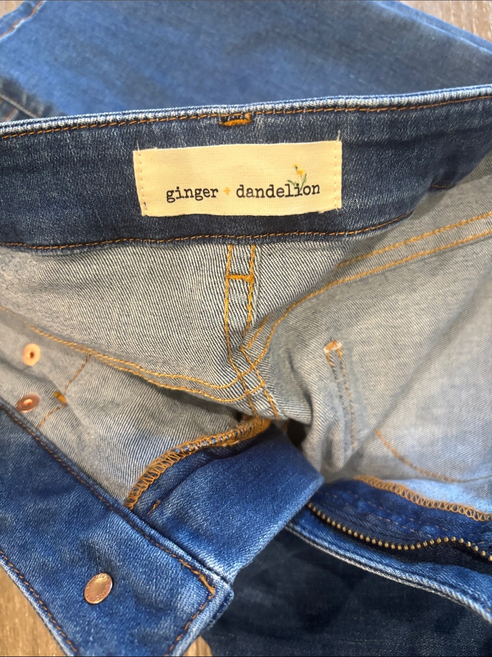 Ginger & Dandelion The Slim Jean in River Wash - Picture 3 of 4